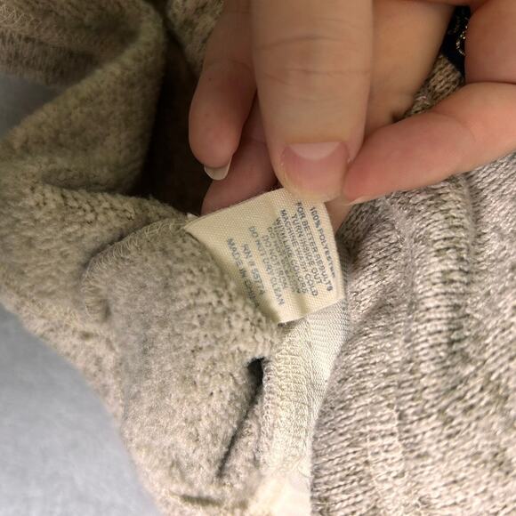 Simply Southern Full Zip Vest Womens Medium Oatmeal Heathered Fall Layering - Picture 7 of 7